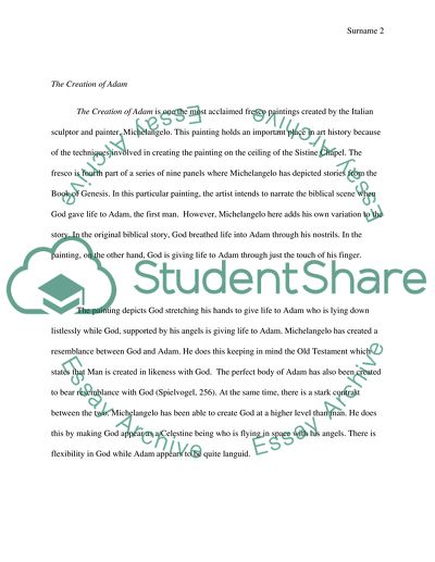 Letter discussing favorite person in history