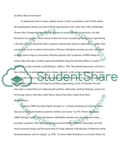 Bipolar Disorder as a Mental Illness