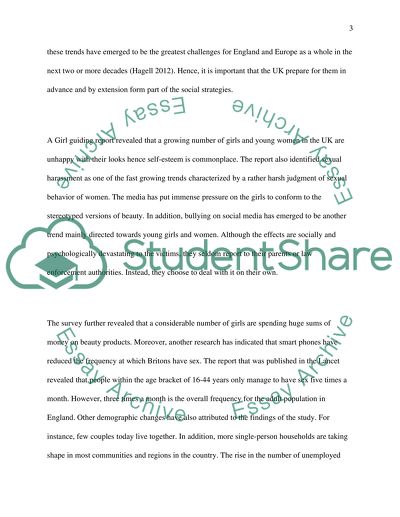 Pattern and Trends in Health and Social Care