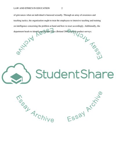 Organizational Policies on Sexual Harassment