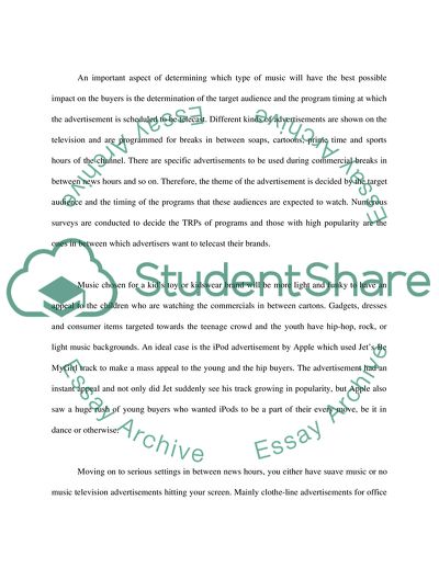 The Influence of Music in Advertising