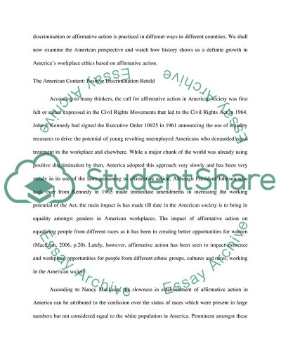 Affirmative Action in America