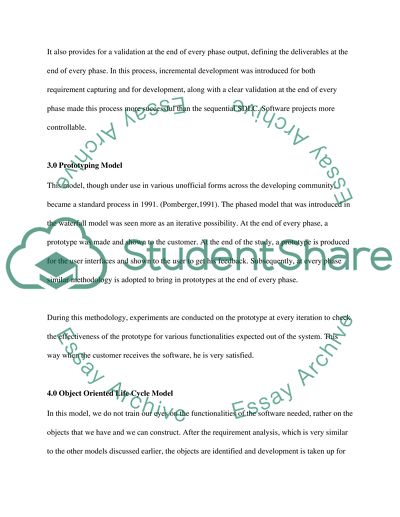 Software Development Life Cycle Models