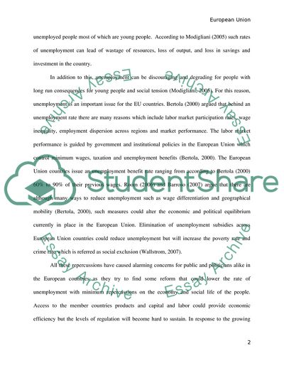 The Most Important Issues Facing the European Union