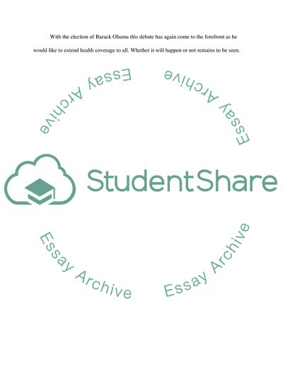 Is Healthcare a Private or a Public Good