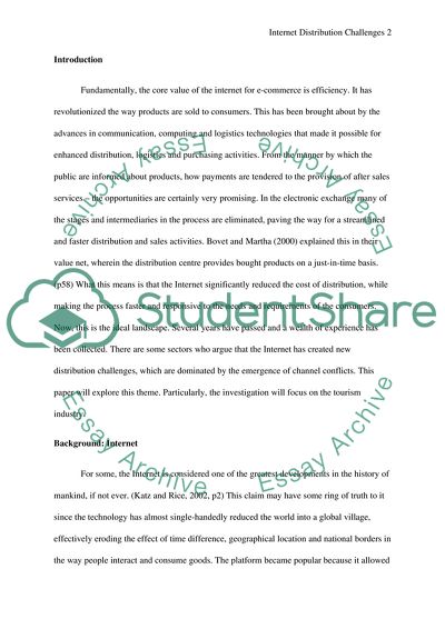 Internet Distribution Conflicts and Challenges