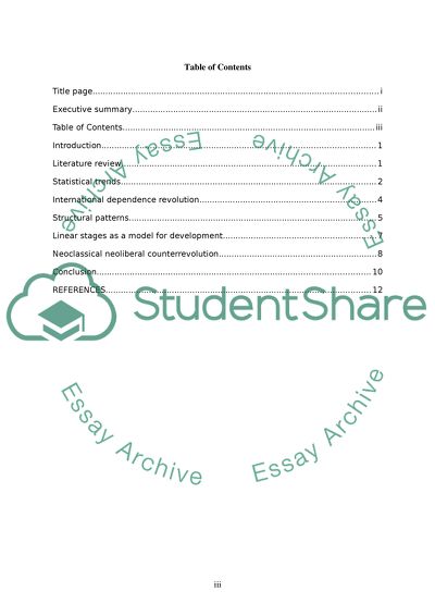 Country Development Report