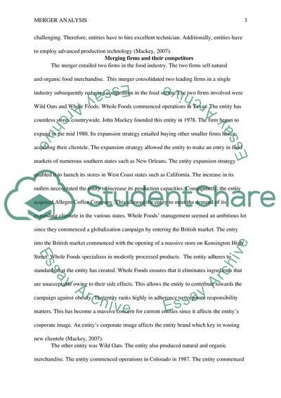 Merging Firms and Their Competitors