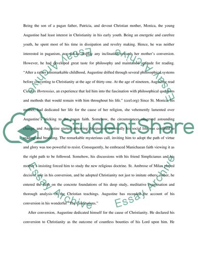 St. Augustines Role in the Development of Christianity