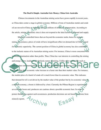 Discussion for online Economics class