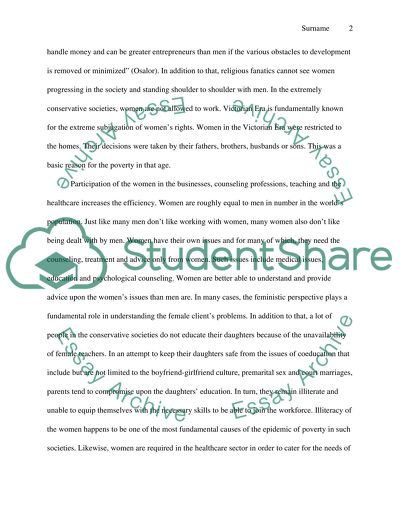 The empowerment of women rights