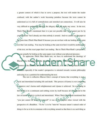 Buddist Text: The Heart of Understanding Thich Nhat Hanh