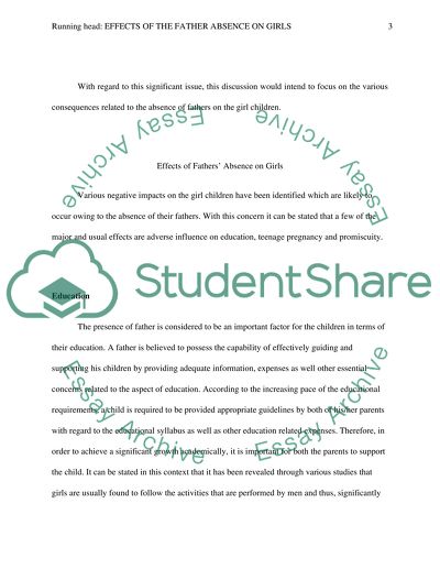 Father absence theory psychology picture