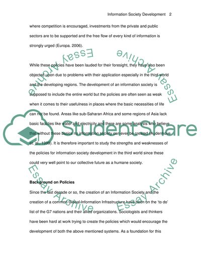 Information Society Development