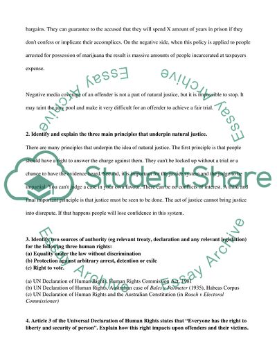 Natural Justice in Australias Legal System