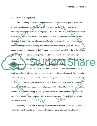 New Technology High Schools