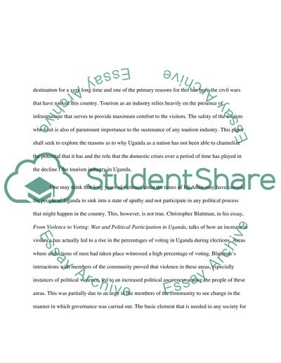 The Effects of Civil War in Uganda