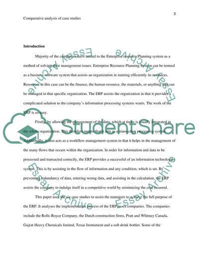 Enterprise Resource Planning System