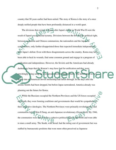 Report on Korea: North & South