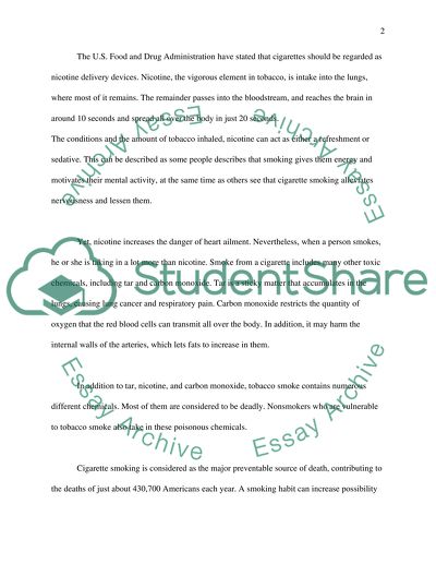 The Influence of Cigarette Smoking all Over the World