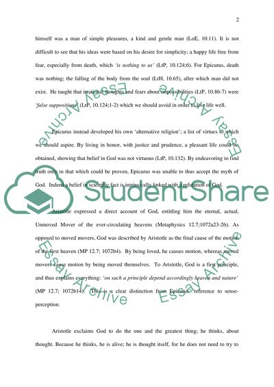 Ancient Greek Philosophy: Aristotle,Epicurus,the Stoics,Plotinus