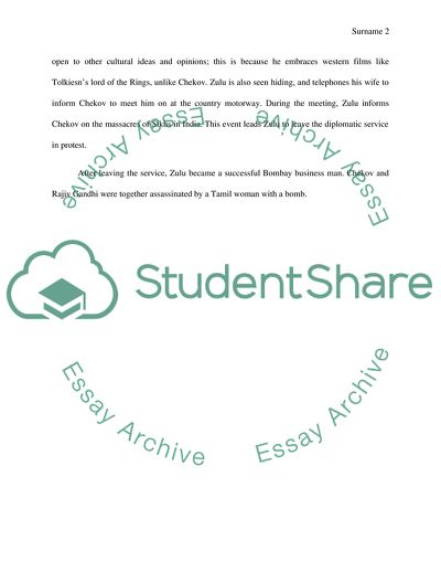 Chekovs and Zulus Attitudes toward England