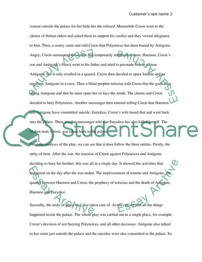 Antigone by Sophocles