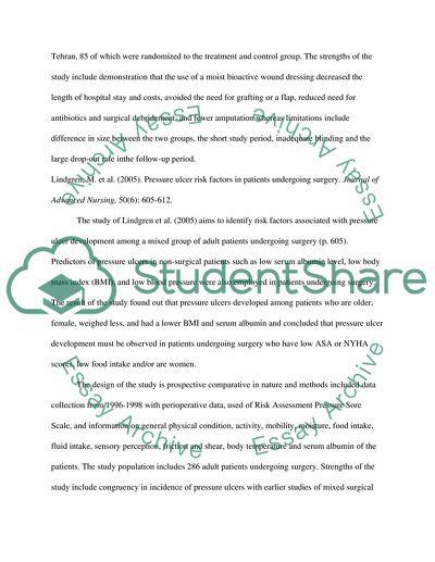 Rapid Appraisal of Articles About the Pressure Ulcer