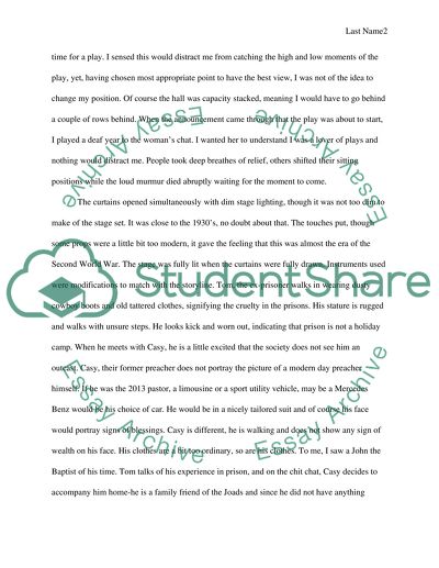 Grapes of Warth *my theater class*