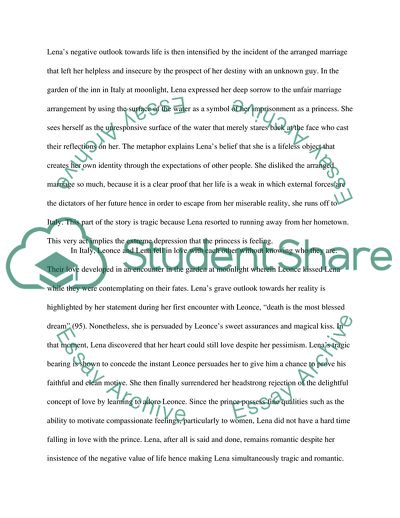 Lena: The Tragic and Romantic Female Protagonist