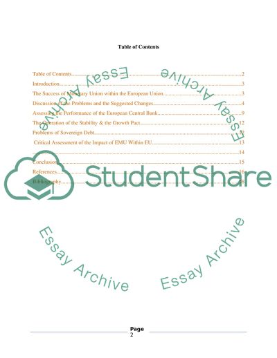 Has Monetary Union within the EU Been Successful