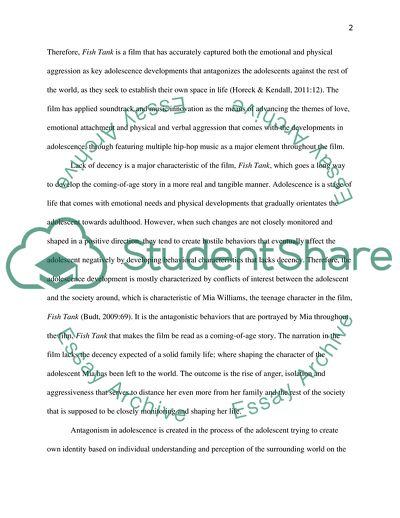 The Film Fish Tank as a Coming-Of-Age Story