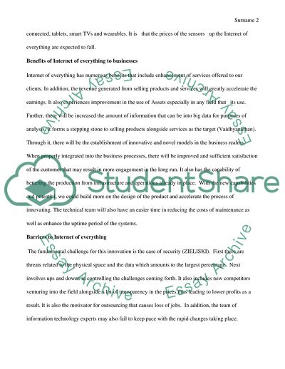 What is the Internet of Everything