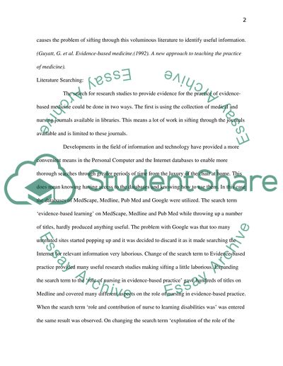 Introduction to Sources of Evidence