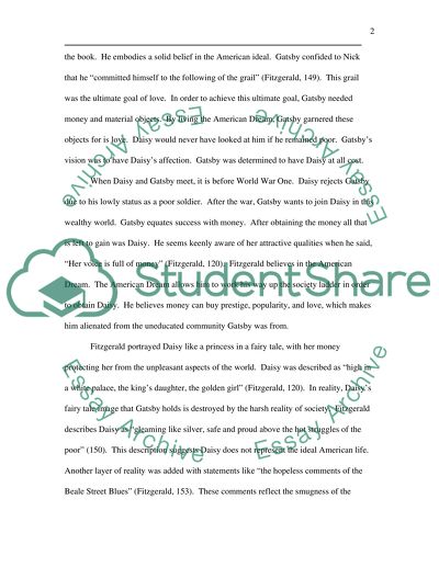 The Great Gatsby by F Scott Fitzgerald and Ceremony by Leslie Marmon Silko