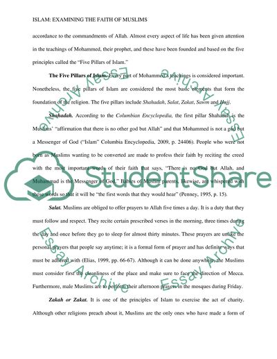 Examining the Faith of Muslims