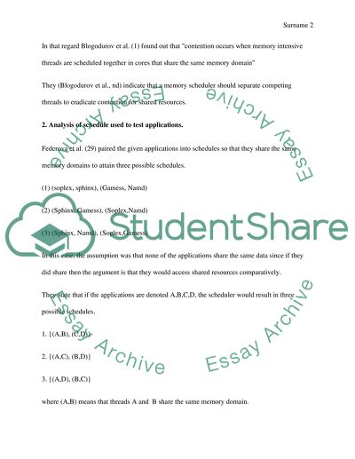 Shared Resources on Multicore Processors