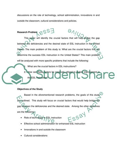 Enhancing Instruction of the English Language in the United States