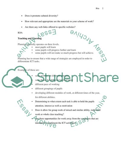 Benefits of Information and Communication Technology Materials and Sources of Information and Advice