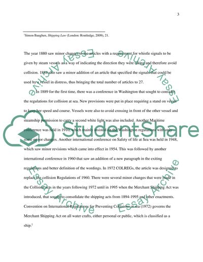 LLM Degree Maritime Law Collision Scenario