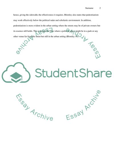 Civic Humanism and the Sidewalk