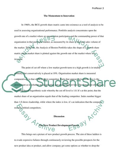 Cultural Analysis and Economic Analysis, New Product Development Process
