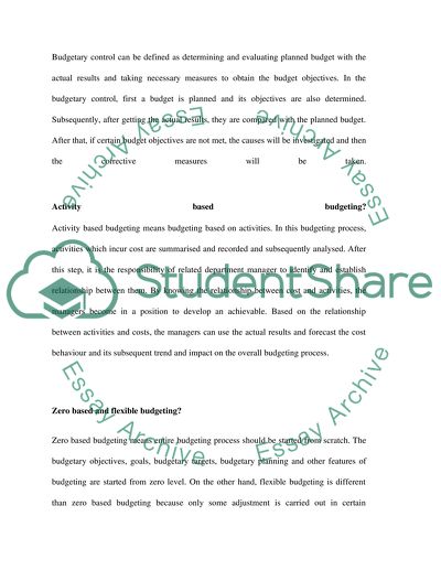 How Does Budgeting Impact People