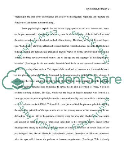 Psychoanalytic Theory and Learning Perspectives