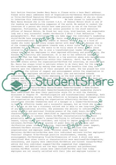 Management Perspectives on Leadership & Motivation