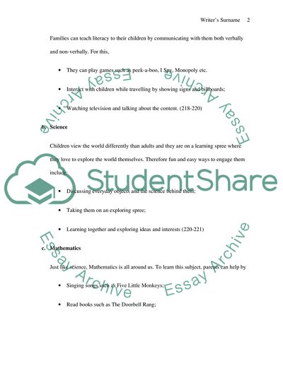 Families, Schools and Communities