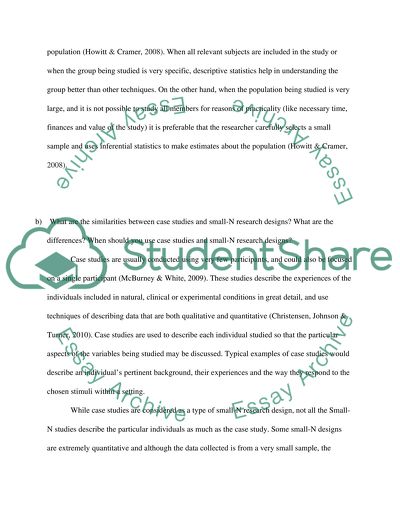 Descriptive and Inferential Statistics