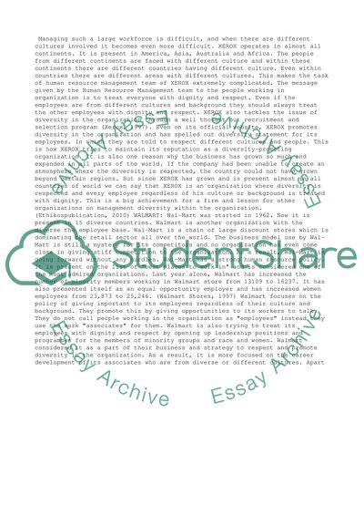 Research Paper on Human Resource Diversity