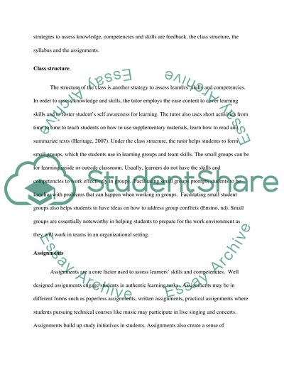 Analysis and Review of Concepts, Methods, Strategies for Student Assessment