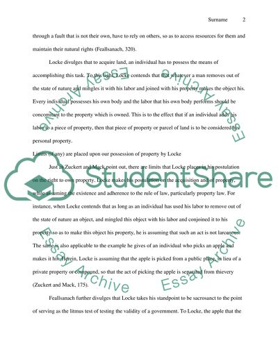 The Notion of Property Rights